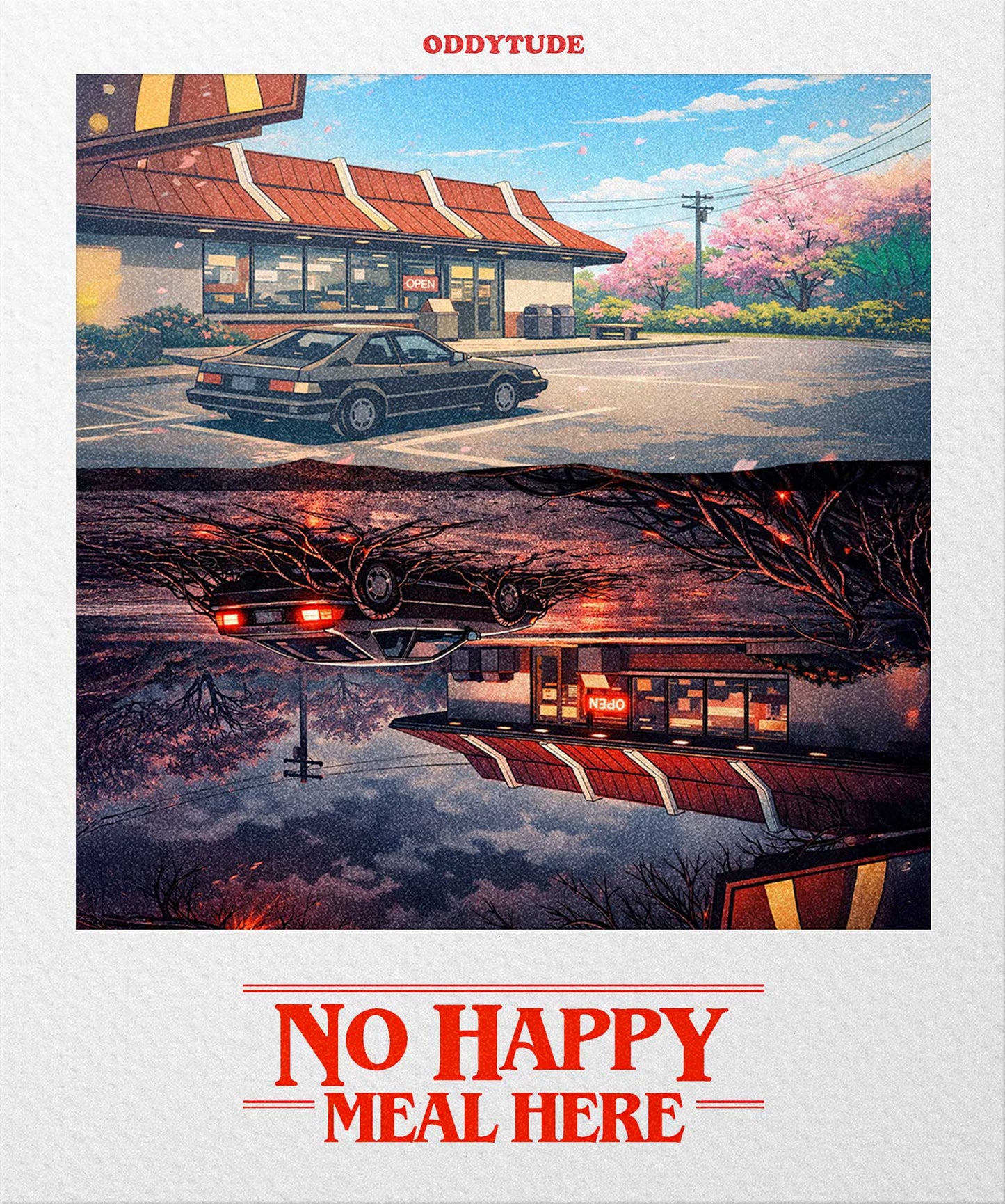 No Happy Meal Here - Unisex Oversized Shirt